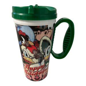Disney Parks Holiday Travel Mug – Mickey, Minnie, Donald, Goofy & Friends
